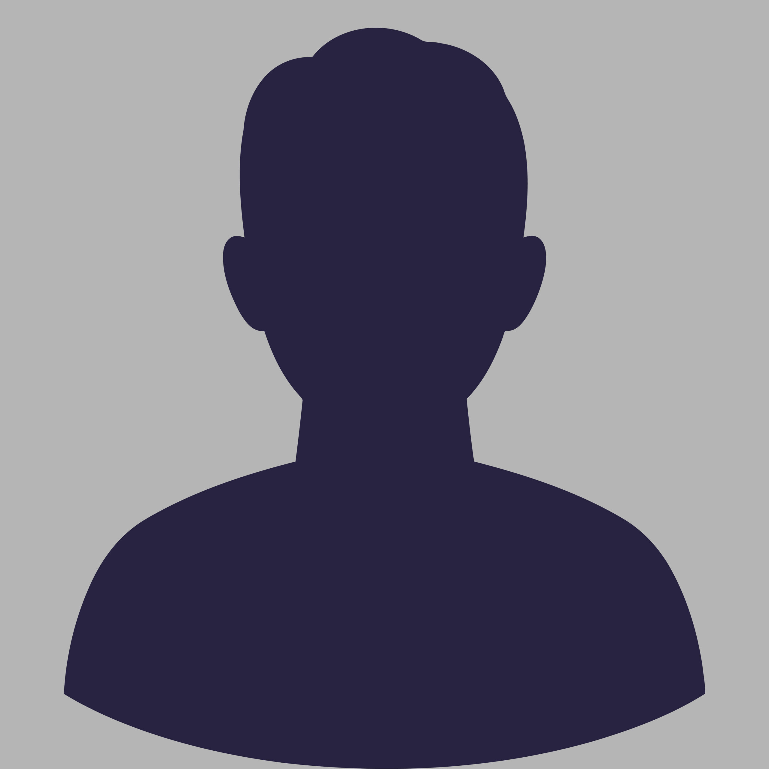 A male silhouette image placeholder.